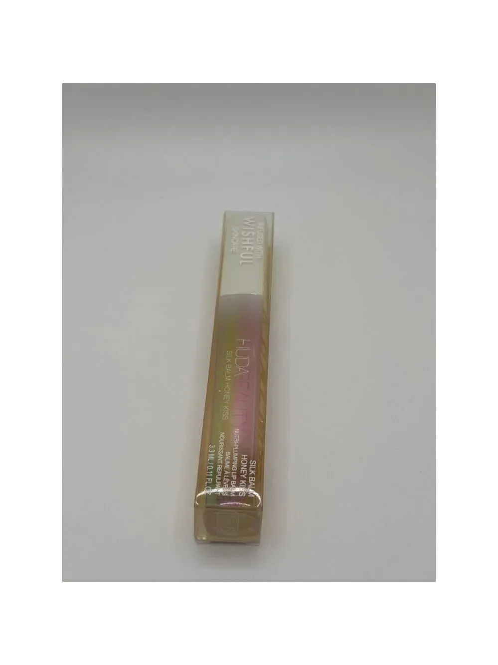 Huda Beauty Silk Balm Honey Kiss, 3.3ml, Full Size, NIB